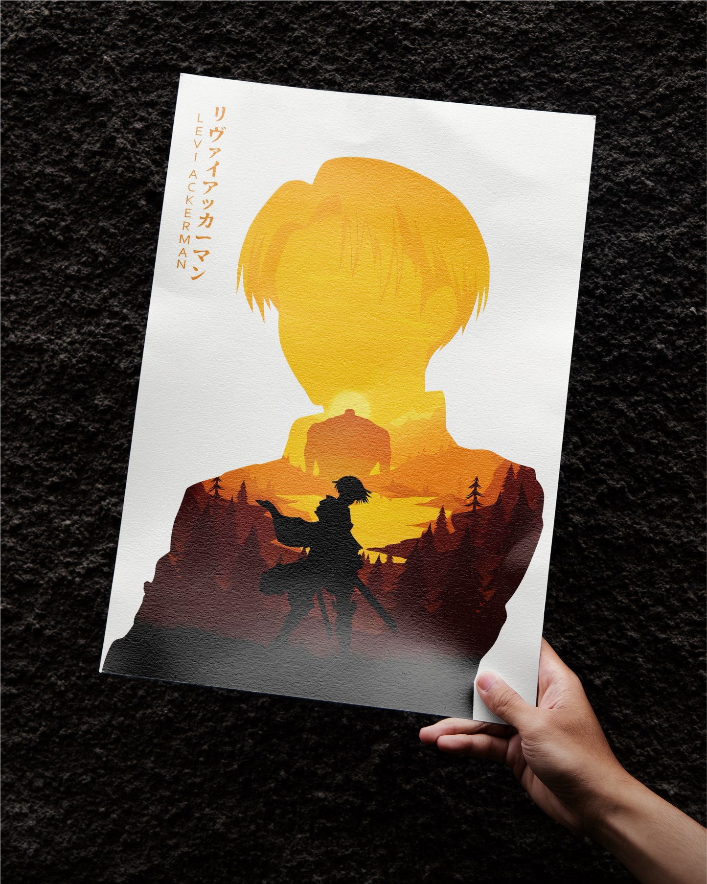 Attack on Titan – Captain Levi Blade of Humanity Poster