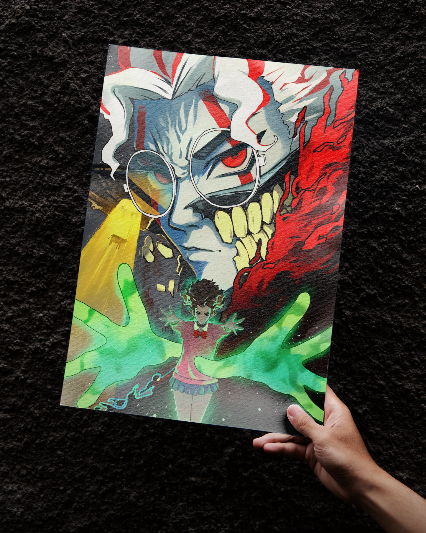 Dandadan – Spirit & Sci-Fi Chaos Poster