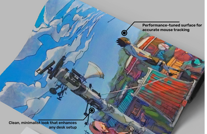 Hidden Leaf Deskmat – Naruto Edition
