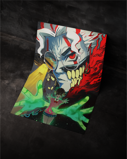 Dandadan – Spirit & Sci-Fi Chaos Poster